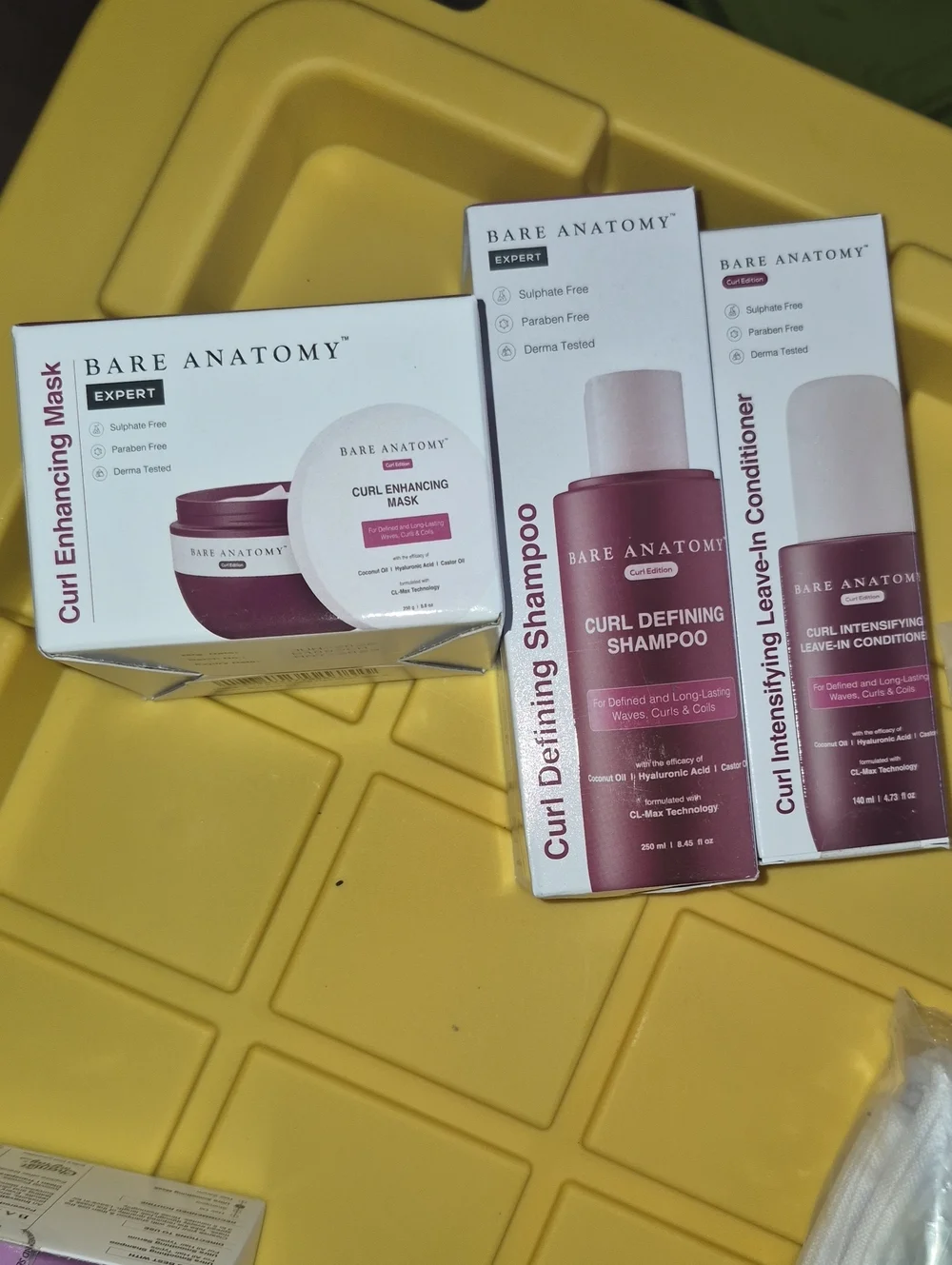Curl Defining Shampoo & Curl Enhancing Mask  Bare Anatomy Nwt